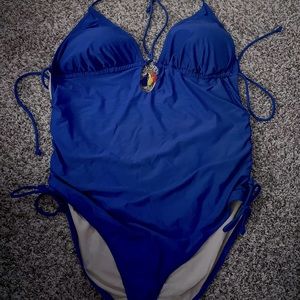Blue one piece